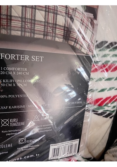 Comforter Çift Kişilik Yorgan Set / 220x240 / Çeyiz / Yorgan /set Açık Yeşil