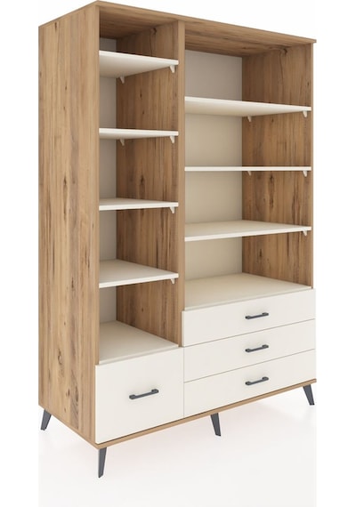 Kronos Dolap 9 Raflı 4 Çekmeceli 132x59x195 Çam-aytaşı/aytaşı Çam Kronos Dolap 9 Raflı 4 Çekmeceli 132x59x195 Çam-aytaşı/aytaşı Çam