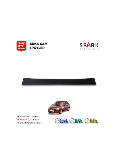Dacia Logan Mcv 2005-2012 Yıl Aralığı Uyumlu Arka Cam Spoyler