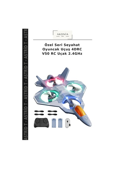 Özel Seri Seyahat Oyuncak Uçuş 4drc V50 Rc Uçak 2.4ghz