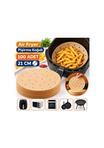 Air Fryer Pişirme Kağıdı 21 Cm Tek Kullanımlık Hava Fritöz Yağ Geçirmez Yapışmaz Gıda Pişirme Kağıdı 100 Adet Çok Renkli Air Fryer Pişirme Kağıdı 21 Cm Tek Kullanımlık Hava Fritöz Yağ Geçirmez Yapışmaz Gıda Pişirme Kağıdı 100 Adet Çok Renkli