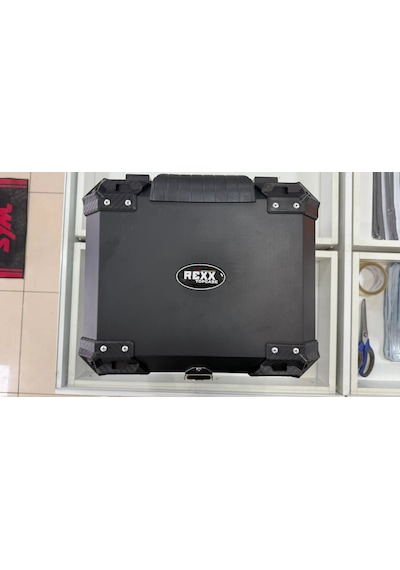 Rexx 60 Litre Abs Motosiklet Arka Çanta - Siyah Tek Renk