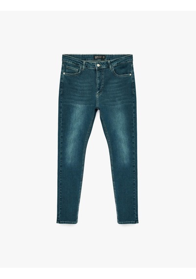 Koton Skinny Michael Yeşil Erkek Jean Pantolon 7wam40084nd