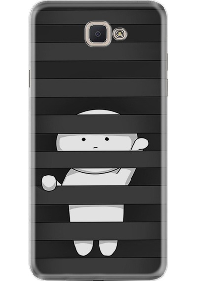 Samsung Uyumlu Galaxy C7 Kilif Silikon Desenli Yanlizlik 1908 539304227