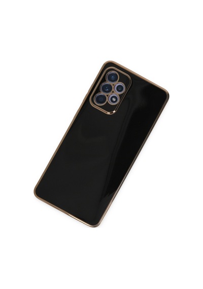 Samsung Galaxy  Uyumlu,  A52 Kılıf Volet Silikon - Siyah