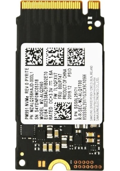Samsung PM991 MZ-ALQ2560B 256 GB PCIe 3.0 x4 NVMe M.2 2242 SSD