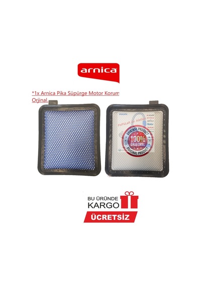 Arnica Pika Et14410 Torbasız Süpürge Motor Filtresi (410437294)