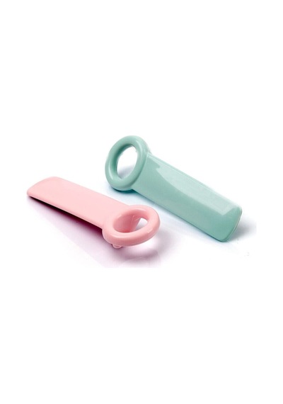 2 Adet Pratik Renkli Kavanoz Açacağı- 2li Renkli Kavanoz Açacağı Pembe Diğer