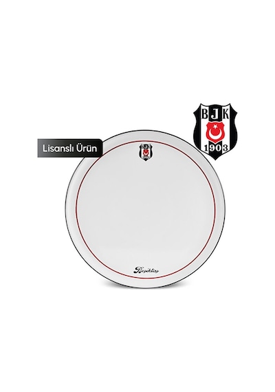 Karaca X Beşiktaş Pizza Tabağı 32 Cm Siyah