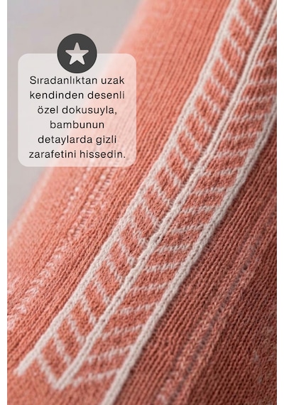 Socketta 5'li Karışık Renkli Kadın Bambu Kendinden Desenli Dikişsiz Esnek Yazlık Patik Çorap - Premium Somon-açık Gül Kurusu-pudra-bebe Pembe-beyaz Socketta 5'li Karışık Renkli Kadın Bambu Kendinden Desenli Dikişsiz Esnek Yazlık Patik Çorap - Premium Somon-açık Gül Kurusu-pudra-bebe Pembe-beyaz