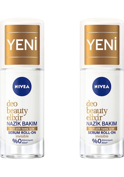 Nivea Deo Beauty Elixir Nazik Bakım Eşit Cilt Tonu Serum Roll-On 2 x 40 ML