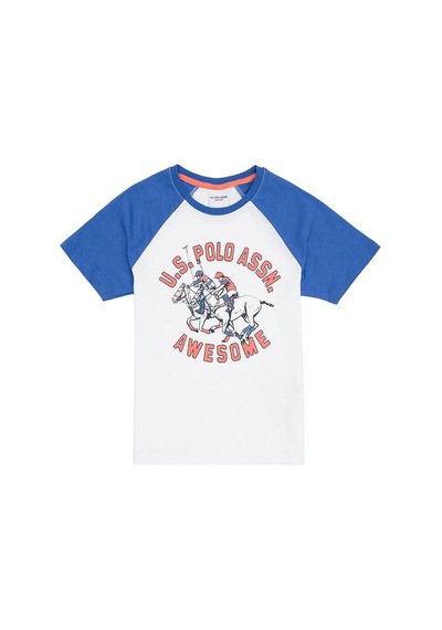 U.S. Polo Assn. Erkek Çocuk T-shirt BEYAZ
