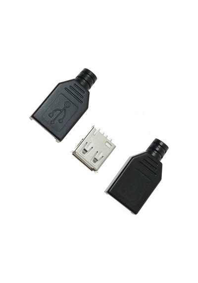 Ic-265f Usb A Tip Seyyar Kapaklı Dişi Usb Soketi