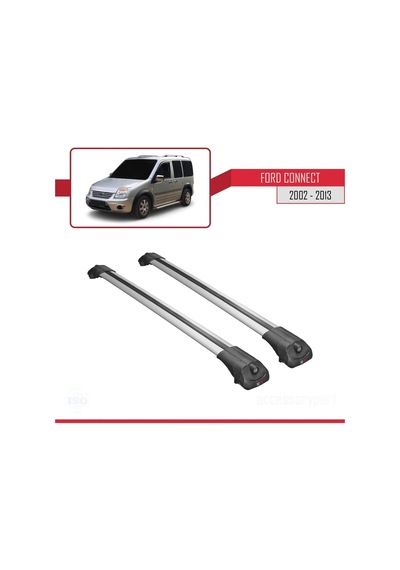 Ford Connect 2002-2013 Arası İle Uyumlu Ace-1 Ara Atkı Tavan Barı Gri