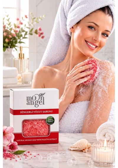 Süngerli Sabun Doğal Güzellik Felicita Extract Vücut Sabunu Çiçek