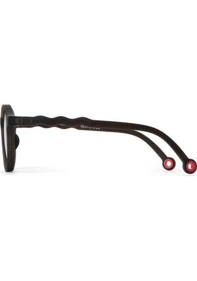 Olivio&co Classic Oval Çocuk Güneş Gözlüğü - Squid Black Çok Renkli