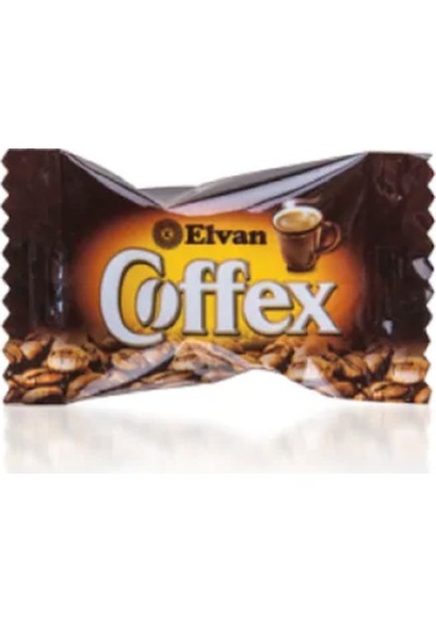 Elvan Coffex Kahve Aromalı Dolgulu Sert Şeker 1 KG