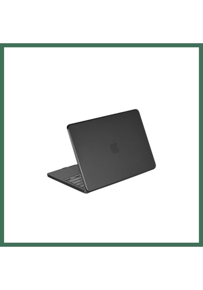 En-cag Macbook Neo Şeffaf Macbook Kapak - Siyah Bss
