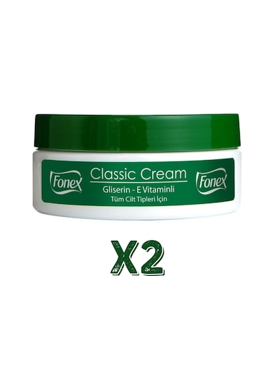 Fonex Klasik Nemlendirici Krem 175 ml 2 Adet