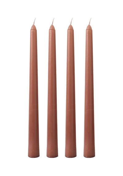 Mudo Home 4lü Şamdan Mum Latte 25cm Diğer