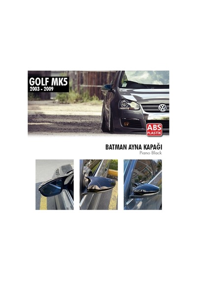 Volkswagen Golf 5 (mk5) (2003 - 2009) Batman Yarasa Ayna Kapağı (pa