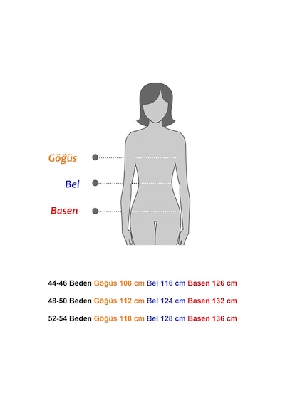 Kışlık Büyük Beden A Line Esnek Elbise 44c-2730 Siyah