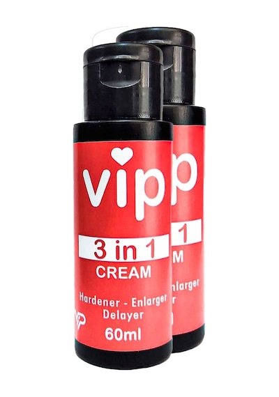 Vip 3x Efektcream 60 Ml 2 Adet 3in1 Pe.nisibüyütme Geciktirmesertleştirme