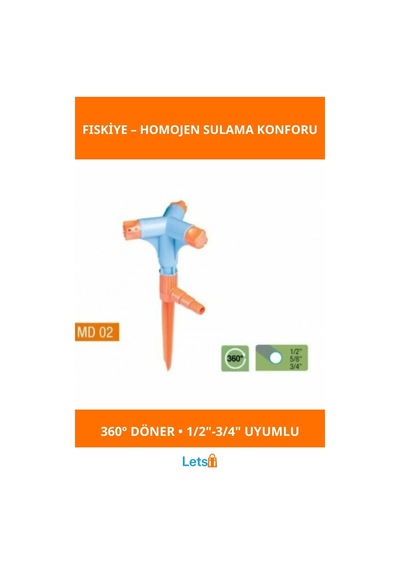 3 Yönlü 360 Derece Dönme Özellikli Kısa Meme Sprink Fıskiye