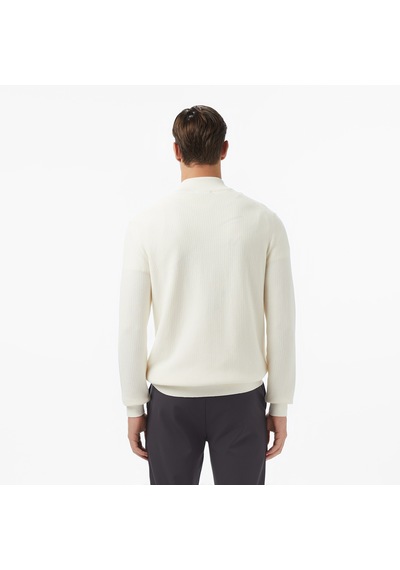 Nautica Erkek Krem Classic Fit Kazak Düz S57230t Krem