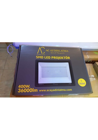 100w Ac Led Projektör Beyaz Işık Slim Kasa