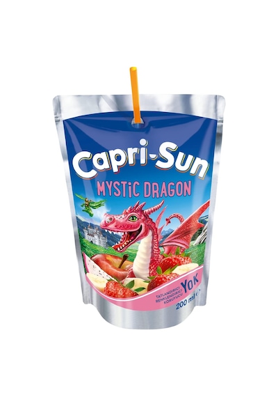 Capri-sun Mysticdragon Ejder Meyveli, Elmalı, Muzlu, Çilekli 200 Ml X 20 Adet