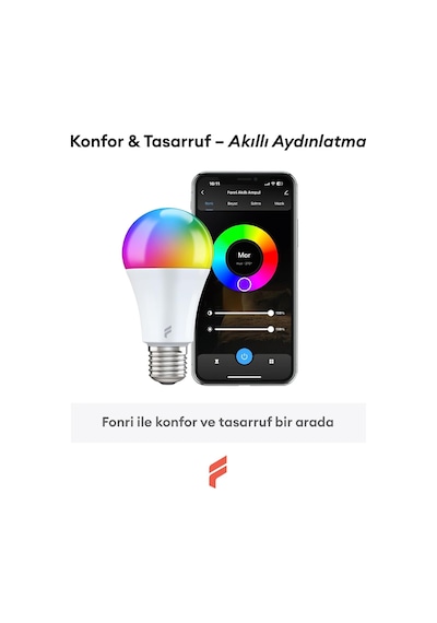 Akıllı Led Ampul, 11w Sesli Kontrol, Uzaktan Kontrol,   Diğer