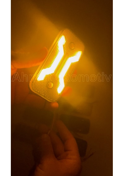 Ahmet Otomotiv Füme Dark Model Sarı-turuncu Led Lamba