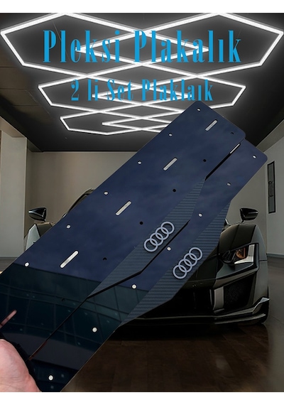 Audi Pleksi Plakalık Özel Üretim