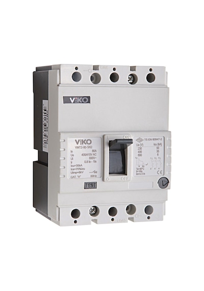 Viko 3x100 Amper 35ka Termik Ayarlı 70-100a Kompakt Şalter Vmt2-100-sn2