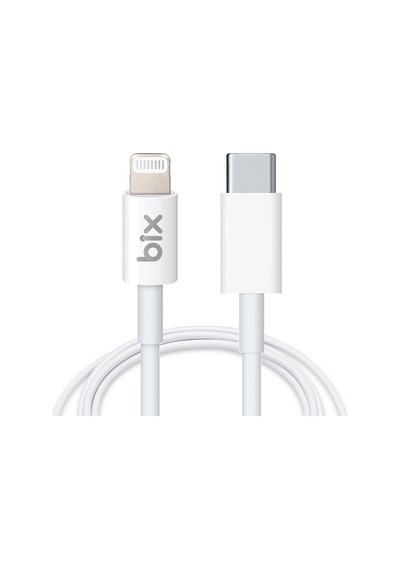 Bix BX-IP02UC Type-C to Lightning Data ve Şarj Kablosu Beyaz 1 Me