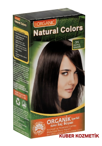 Natural Colors 3n Koyu Kahve Organik İçerikli Amonyaksız Kalıcı Saç Boyası