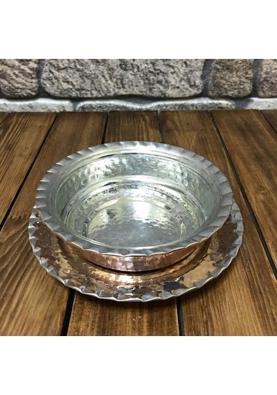 Çirtikli Bakır Çorba Kasesi Bakır