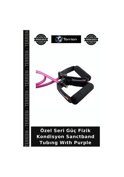 Özel Seri Güç Fizik Kondisyon Sanctband Tubıng Wıth Purple Mor