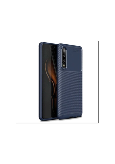 Huawei P30 Kilif Karbon Tasarim Negro Silikon Kapak 405786305