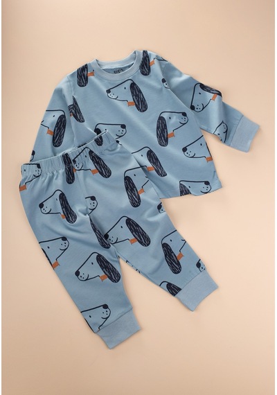 Cigit Pijama Takım 1-7 Yaş Mavi