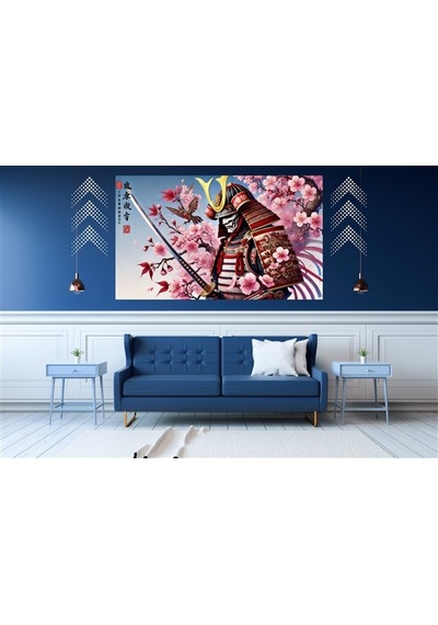 Ti-play Korku Ve Sevgi 60x90cm Modern Samuray Pvc Çerçevesiz Tablo