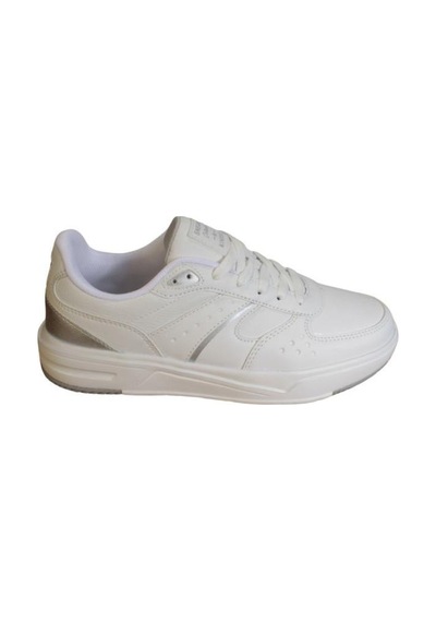 Kinetix Kadın Beyaz Krem Comfort Rahat Taban Sneaker Spor Ayakkabı 001