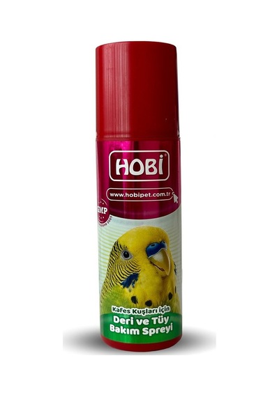 Hobi Kafes Kuşları İçin Deri ve Tüy Bakım Spreyi 200 ML