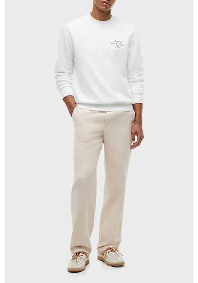 Tommy Hilfiger Logolu Pamuklu Regular Fit Bisiklet Yaka Sweat Erkek Sweat Mw0mw43218 Ybr Beyaz Tommy Hilfiger Logolu Pamuklu Regular Fit Bisiklet Yaka Sweat Erkek Sweat Mw0mw43218 Ybr Beyaz