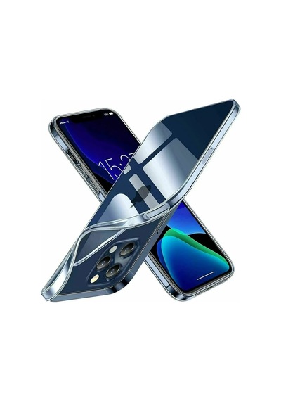 Apple Uyumlu iPhone 15 Pro Uyumlu Kılıf Lüx Şeffaf Silikon