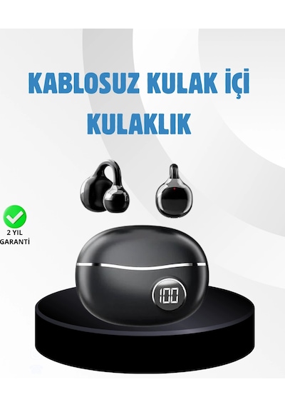 Açık Kulak Kablosuz Bluetooth Kulaklık Konforlu Tasarım Ve Uzun Süreli Kullanım Diğer