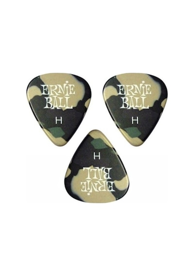 Ernie Ball P09223 Gitar Penası 3 Adet Heavy Pıcks 1 Camouflage Hv