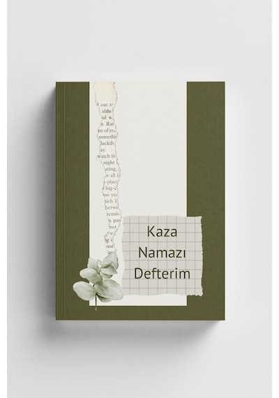 5 Yıllık Kaza Namazı Defterim - Haki Çok Renkli