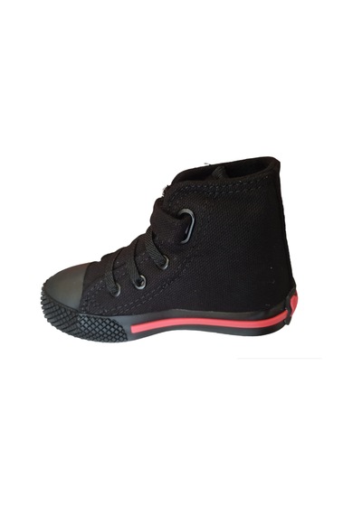Lee Cooper 30056 Hı  Çocuk Siyah Kırmızı  Convers Sneakers Ayakka Siyah - Kırmızı